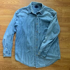 Women’s denim shirt - size medium, Eddie Bauer Denim